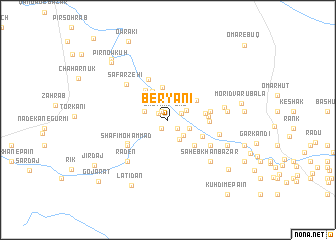 map of Beryānī