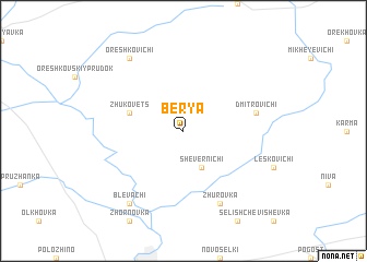 map of Berʼya