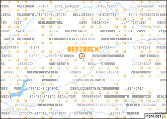 map of Berzbach