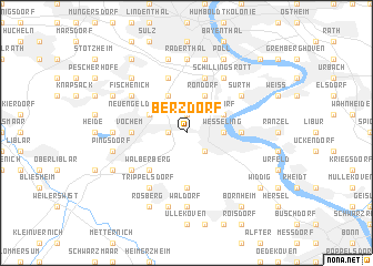 map of Berzdorf