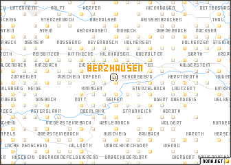 map of Berzhausen
