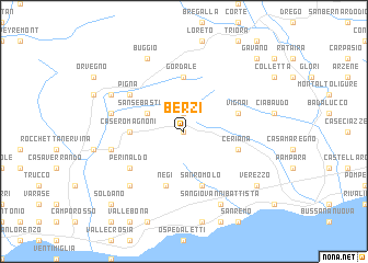 map of Berzi