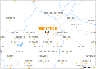 map of Beržtvos