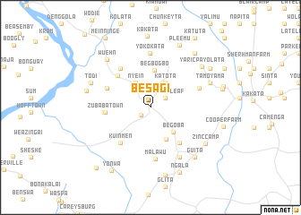 map of Be Sagi