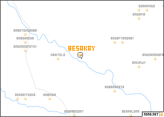 map of Besakay