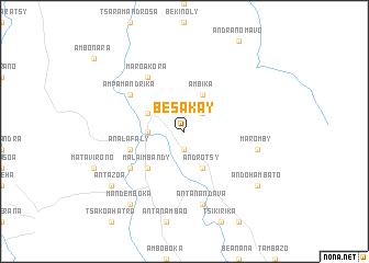 map of Besakay