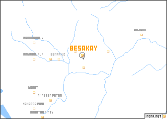 map of Besakay