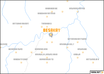 map of Besakay
