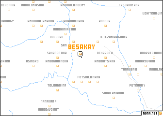 map of Besakay