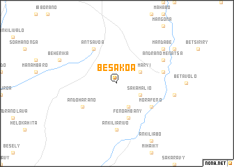 map of Besakoa