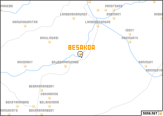 map of Besakoa