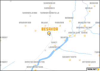 map of Besakoa