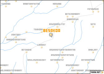 map of Besakoa