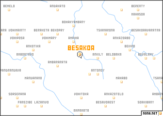 map of Besakoa