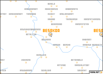 map of Besakoa