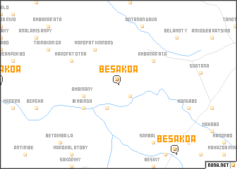 map of Besakoa