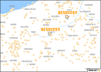 map of Besakren