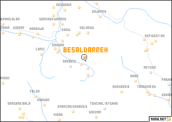 map of Besāl Darreh