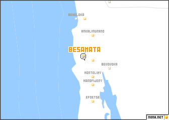 map of Besamata