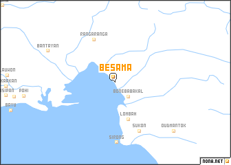map of Besama