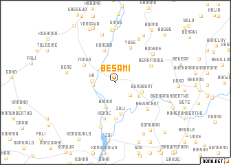 map of Be Sami