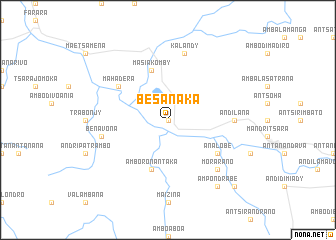 map of Besanaka