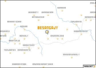 map of Besangajy