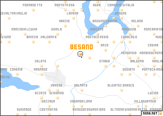 map of Besano