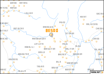 map of Besao