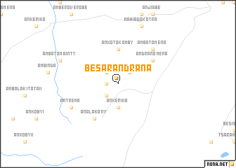 map of Besarandrana