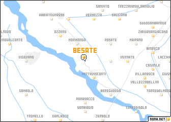 map of Besate