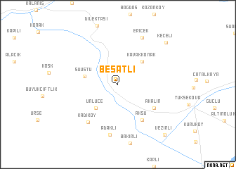 map of Beşatlı