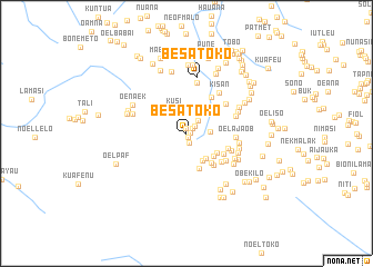 map of Besatoko