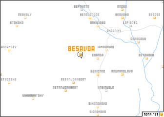 map of Besavoa