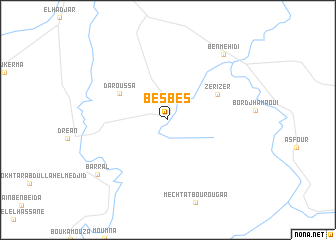 map of Besbes