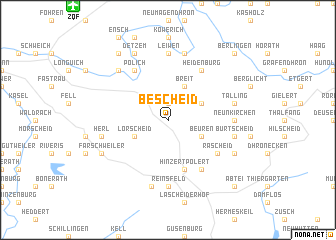 map of Bescheid