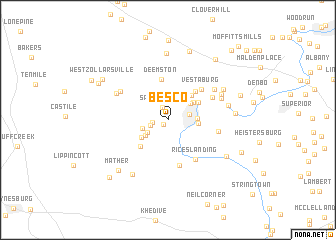 map of Besco