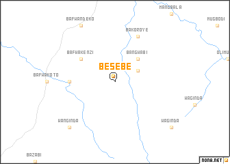 map of Besebe