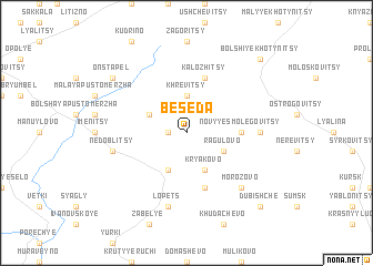 map of Beseda