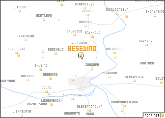 map of Besedino