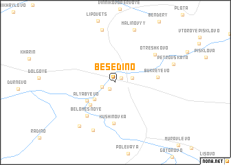 map of Besedino