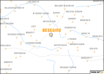 map of Besedino