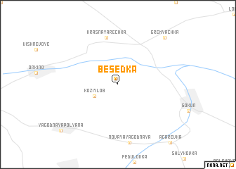 map of Besedka