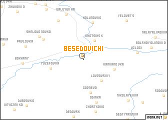 map of Besedovichi