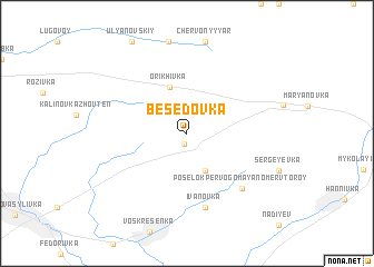 map of Besedovka