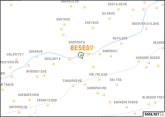 map of Besedy