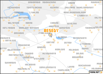 map of Besedy