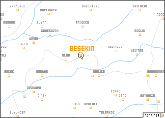 map of Beşekin