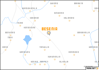 map of Besenia