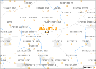 map of Besenyőd